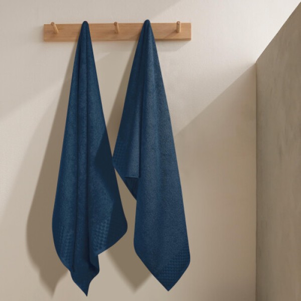 MyOwn Set of 2 Oversize Ultra Soft Bath Towels 28x55 Inches in Cotton, Large Bath Towels, High Absorbent Compact Towel
